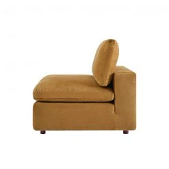 Modway FURNITURE Cody Velvet Sofa, Armless Chair
