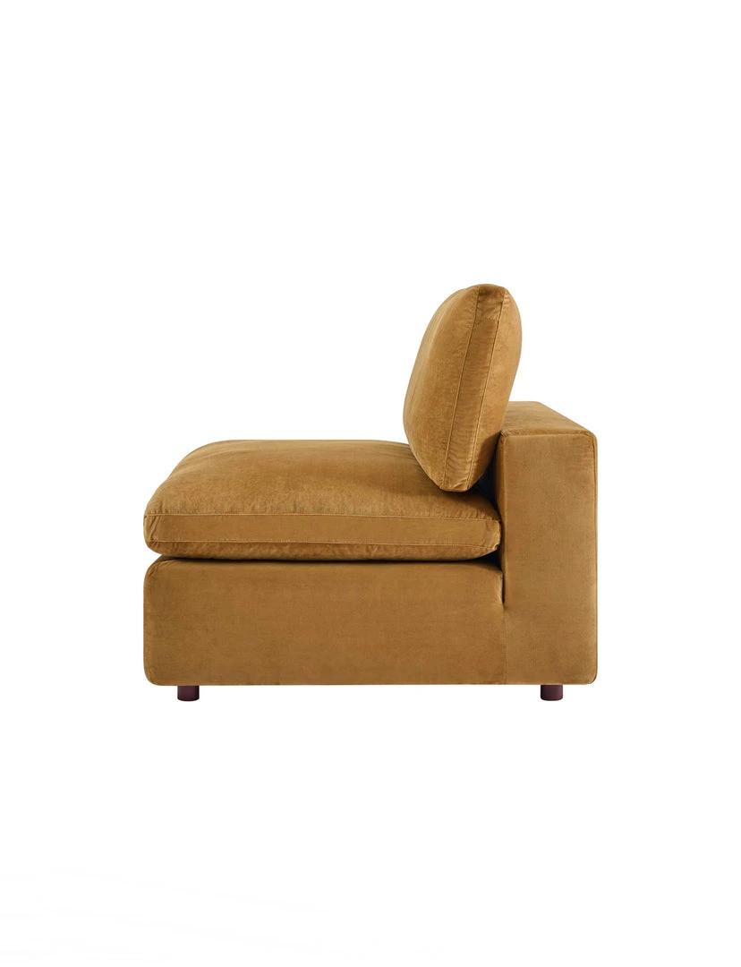 Modway FURNITURE Cody Velvet Sofa, Armless Chair 2 Modway FURNITURE Cody Velvet Sofa, Armless Chair