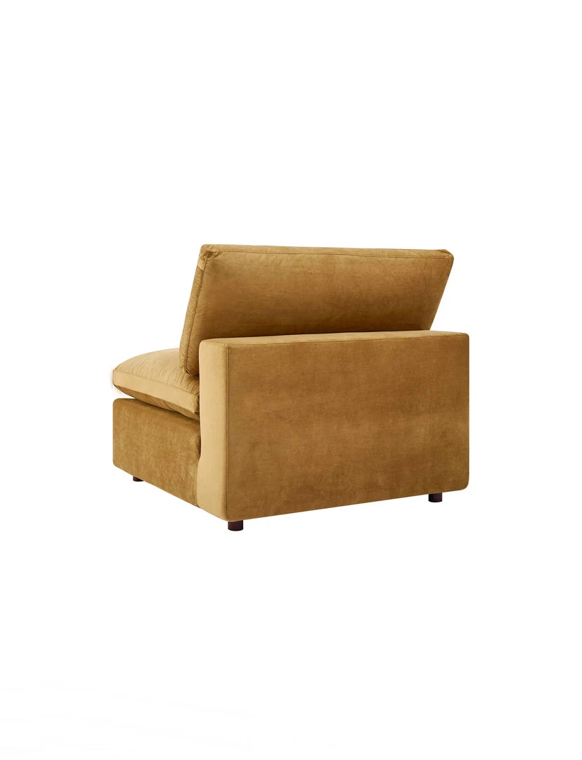Modway FURNITURE Cody Velvet Sofa, Armless Chair 4 Modway FURNITURE Cody Velvet Sofa, Armless Chair