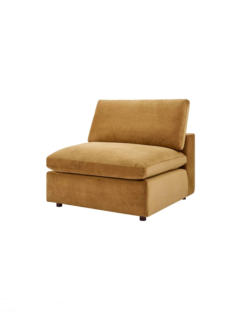 Modway FURNITURE Cody Velvet Sofa, Armless Chair 3 Modway FURNITURE Cody Velvet Sofa, Armless Chair