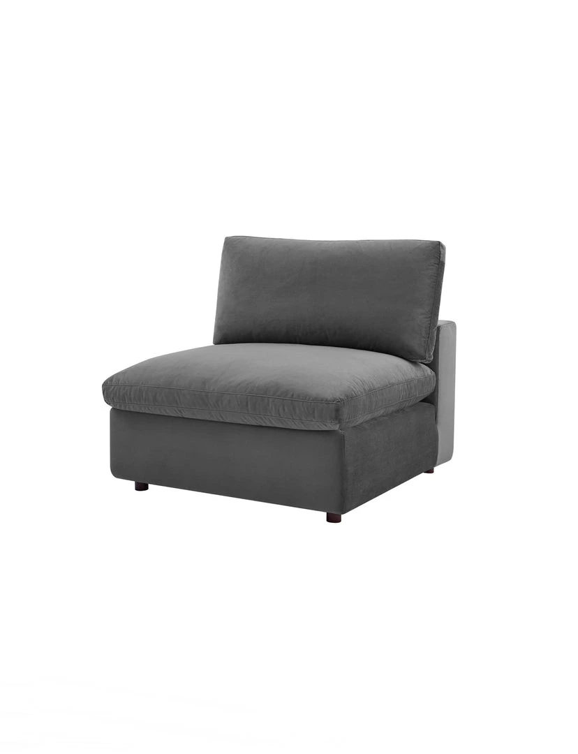 Modway FURNITURE Cody Velvet Sofa, Armless Chair 7 Modway FURNITURE Cody Velvet Sofa, Armless Chair