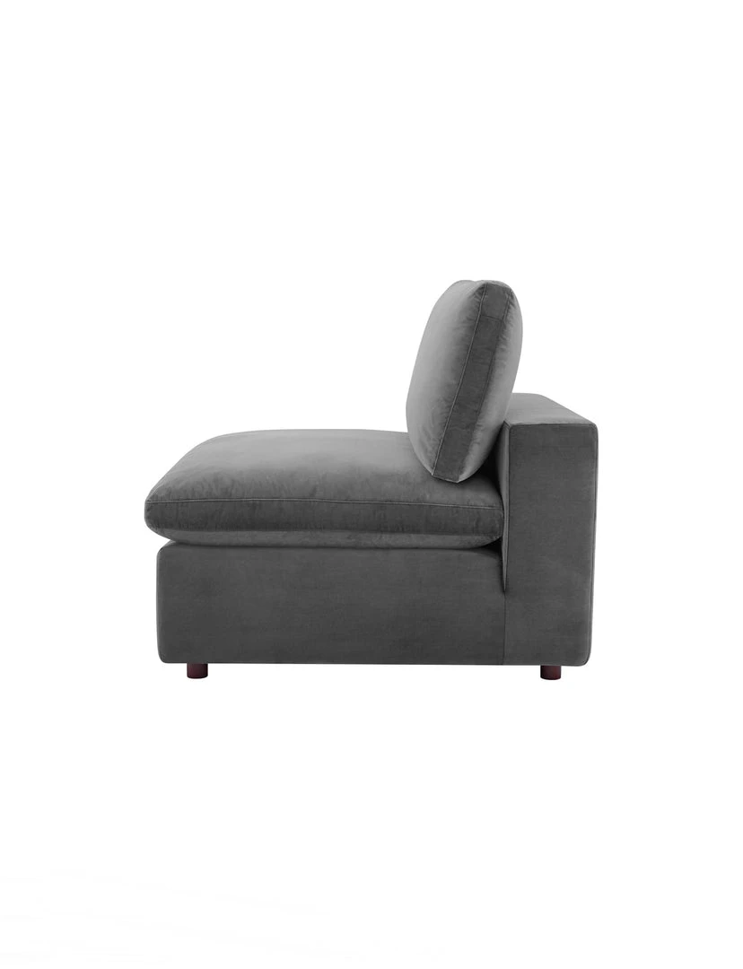 Modway FURNITURE Cody Velvet Sofa, Armless Chair 8 Modway FURNITURE Cody Velvet Sofa, Armless Chair