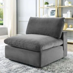 Modway FURNITURE Cody Velvet Sofa, Armless Chair 29 Modway FURNITURE Cody Velvet Sofa, Armless Chair