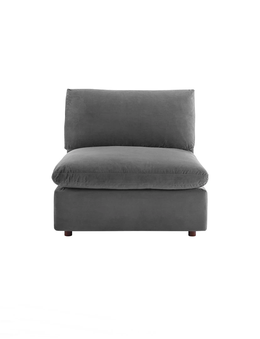 Modway FURNITURE Cody Velvet Sofa, Armless Chair 6 Modway FURNITURE Cody Velvet Sofa, Armless Chair