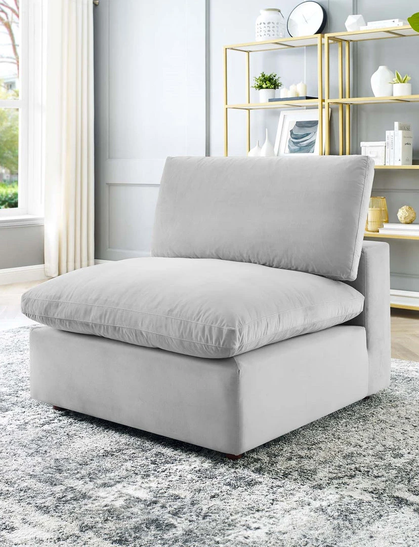Modway FURNITURE Cody Velvet Sofa, Armless Chair 15 Modway FURNITURE Cody Velvet Sofa, Armless Chair