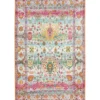 Unique Loom Anda Rectangle Rug, Light Green DECOR