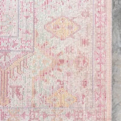 Unique Loom Anda Rectangle Rug, Light Green DECOR