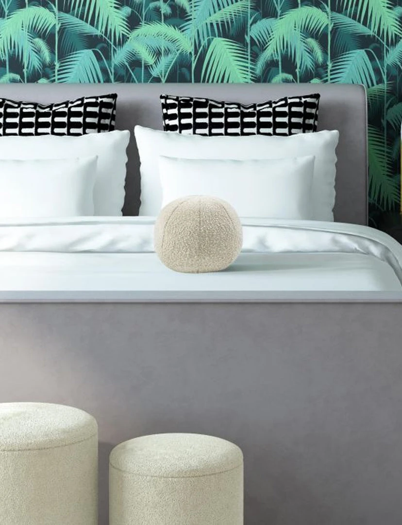 Tov Ball Boucle Pillow 14" 2 Tov Ball Boucle Pillow 14"