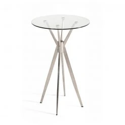 VIG Kris Glass Bar Table