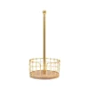 Bloomingville Metal & Wood Paper Towel With Basket KITCHEN