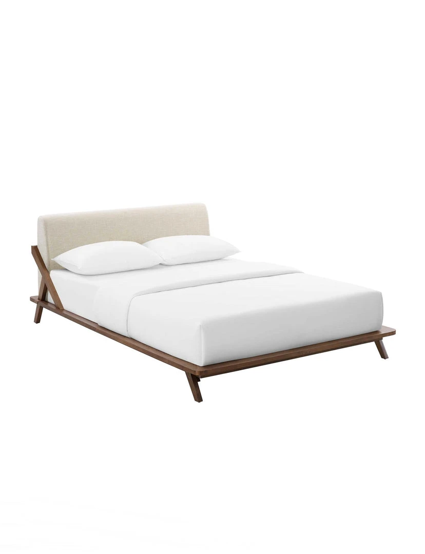 Modway FURNITURE Luna Walnut Bed 3 Modway FURNITURE Luna Walnut Bed