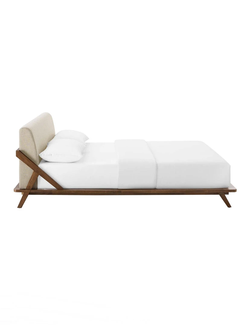 Modway FURNITURE Luna Walnut Bed 4 Modway FURNITURE Luna Walnut Bed