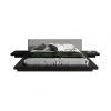 VIG FURNITURE Fuji Bed, Black/grey