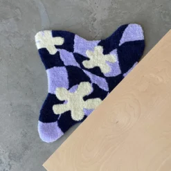 Rashelle Rug 6XS EXCLUSIVE | Checkered Flub Bathmat DECOR