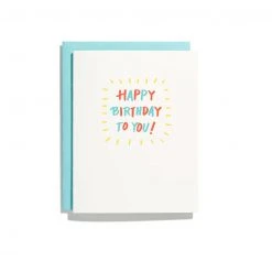 Iron Curtain Press Birthday Burst Card NEW ARRIVAL