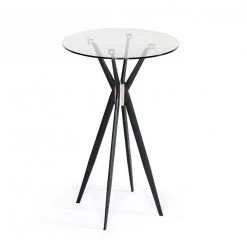VIG Kris Glass Bar Table