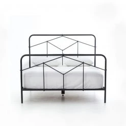 Four Hands Kassey Bed, Black FURNITURE