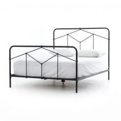 Four Hands Kassey Bed, Black FURNITURE