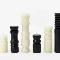 Areaware Totem Candles, Black