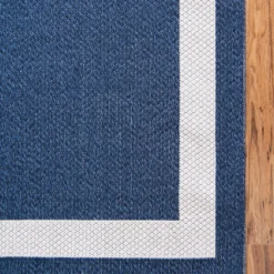 Unique Loom Bera Rectangle Rug, Navy DECOR