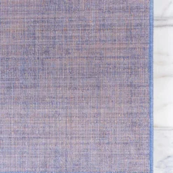 Unique Loom Fade Rectangle Rug, Blue DECOR