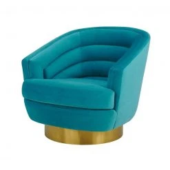 Tov Topanga Velvet Swivel Chair