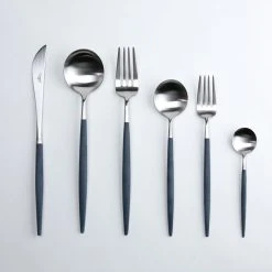 Cutipol Goa Flatware, Blue/silver
