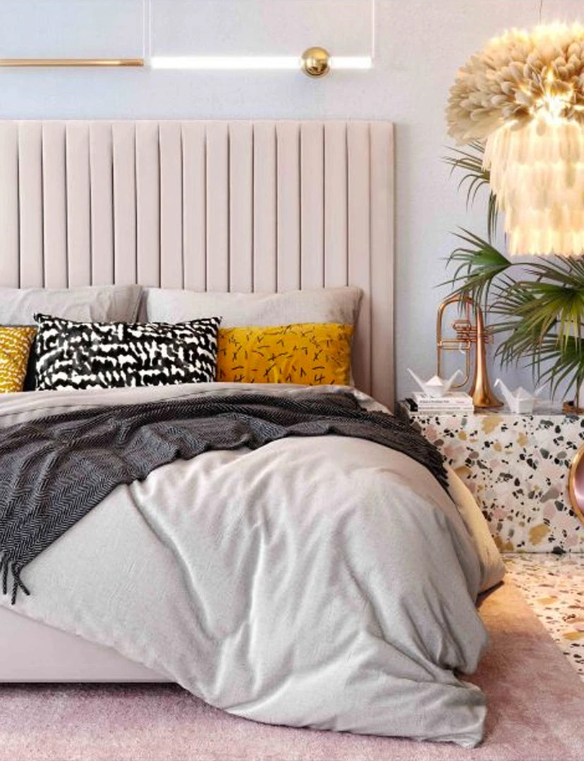 Tov FURNITURE Addison Bed, Blush 10 Tov FURNITURE Addison Bed, Blush