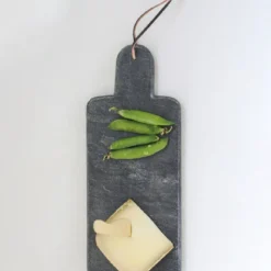 Creative Co-op Black Marble Cutting Board 15"