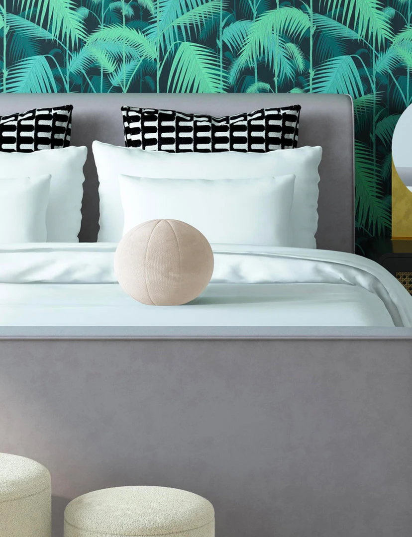 Tov Ball Velvet Pillow, 14" DECOR 2 Tov Ball Velvet Pillow, 14" DECOR