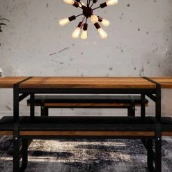 LH Imports FURNITURE Washington Bench 11 LH Imports FURNITURE Washington Bench