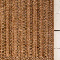 Unique Loom Duna Outdoor Rectangle Rug, Light Brown DECOR