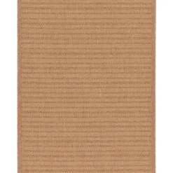 Unique Loom Duna Outdoor Rectangle Rug, Light Brown DECOR