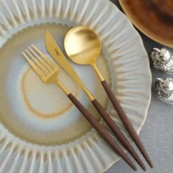 Cutipol Goa Flatware, Brown/gold 9 Cutipol Goa Flatware, Brown/gold