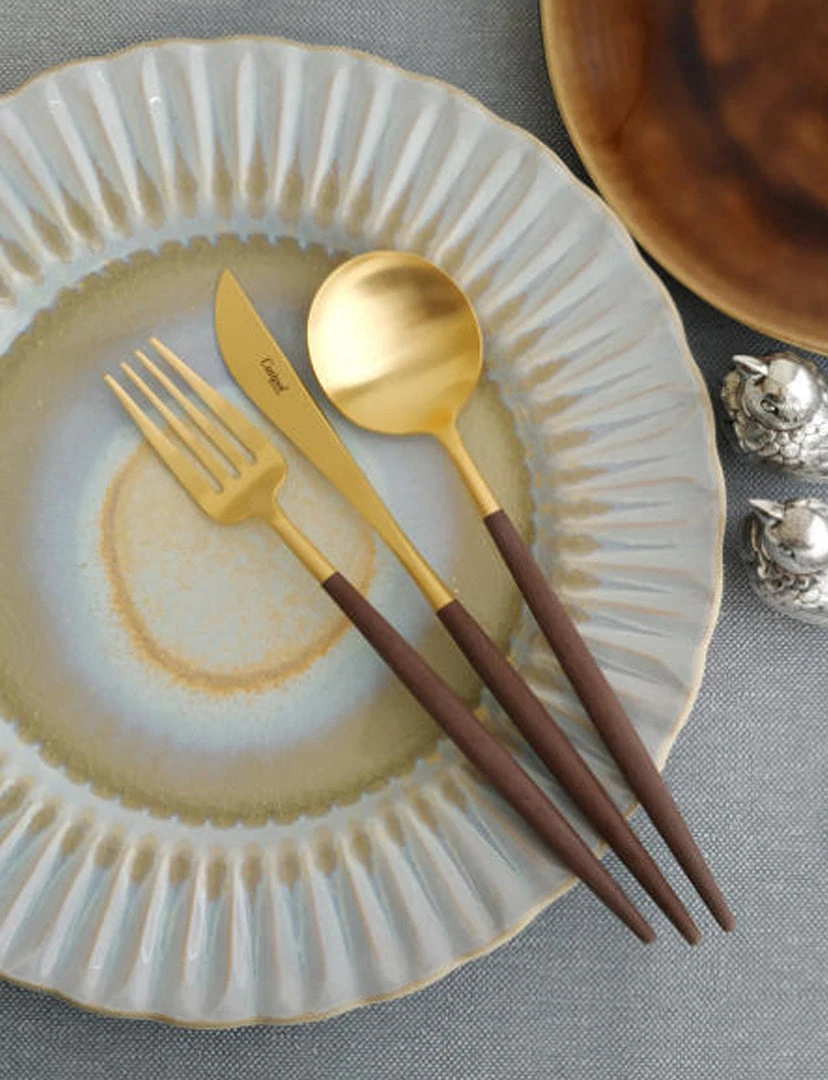 Cutipol Goa Flatware, Brown/gold 3 Cutipol Goa Flatware, Brown/gold
