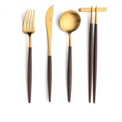 Cutipol Goa Flatware, Brown/gold