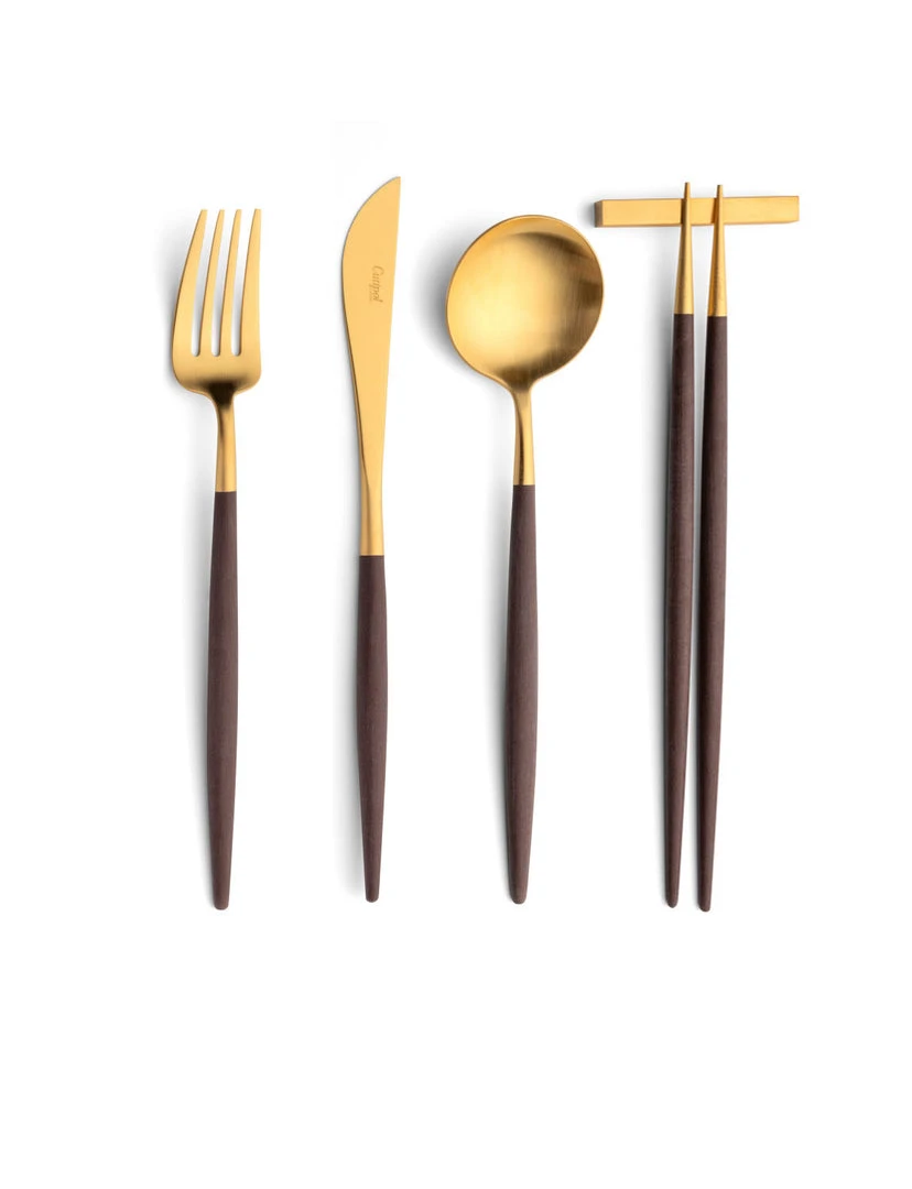 Cutipol Goa Flatware, Brown/gold 1 Cutipol Goa Flatware, Brown/gold