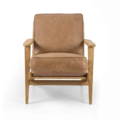 Four Hands FURNITURE Brandon Leather Lounge Chair