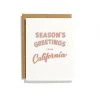 Iron Curtain Press NEW ARRIVAL California Season's Greetings Card