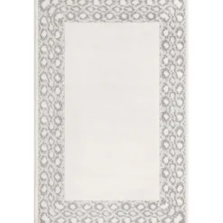 Unique Loom Wanda Rectangle Rug, White