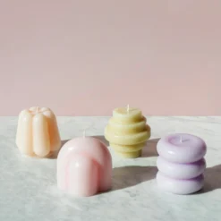 Octaevo Templo Candle Sculpture, Ivory