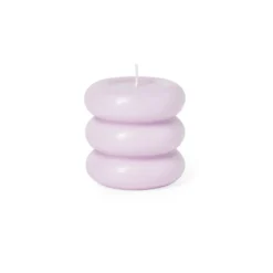 Octaevo DECOR Templo Candle Sculpture, Pale Lilac