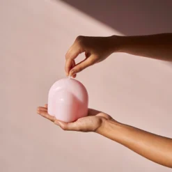 Octaevo DECOR Templo Candle Sculpture, Pale Rose