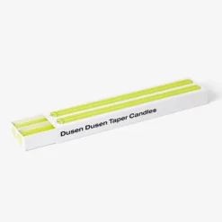 Areaware Dusen Dusen Taper Candles, Yellow