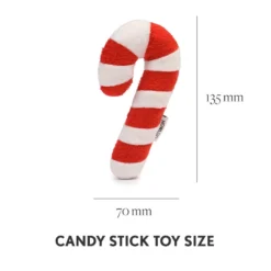 Howlpot X-Mas Candy Stick Dog Toy DECOR