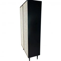LH Imports Caroline Bookcase With Full Doors