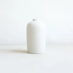 The Floral Society Ceramic Blossom Vase, Matte White