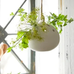 The Floral Society Ceramic Hanging Flower Frog Vase