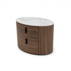 VIG FURNITURE Charlie Oval Nightstand