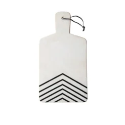 Bloomingville Black Chevron Marble Cheese Board